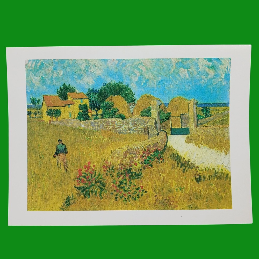 Van Gogh Farmhouse in Provence Greeting Card with Envelope Lot of 3 NEW 1970